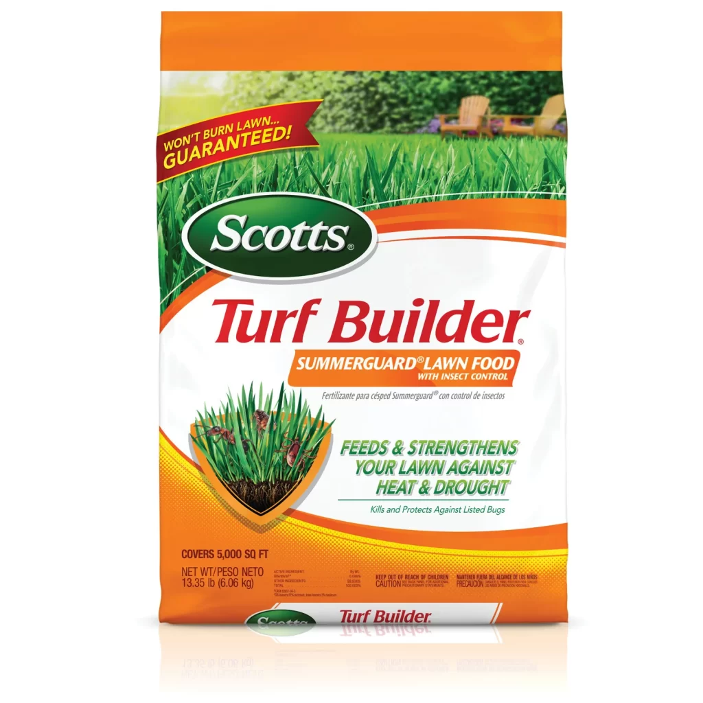 Scotts Turf Builder SummerGuard Lawn Food with Insect Killer, 13.35 lb ualawncare
